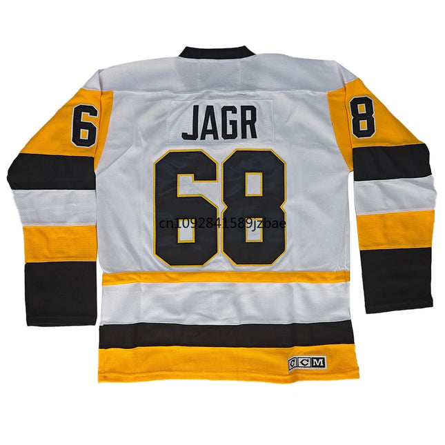 Jaromir Jagr Jersey American Pittsburgh Retro Ice Hockey Jerseys 66 Mario Lemieux Jersey All Stitched Sweater Us Mens Size M-3XL