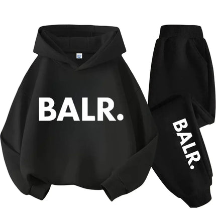 Kids Fashion Simple USA New York Alphabet Print Casual Suit Boys Outdoor Sports Suit Girls Fall and Winter Comfortable Warm Suit
