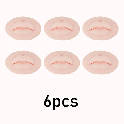 5D Dimensional Lip Practice Skin Microblading Permanent Makeup Soft Film Silicone PMU Lip Mold Beginner Tattoo Supplies Tool