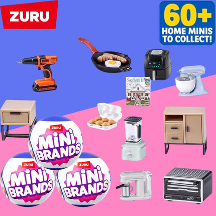 ZURU Mini Miniature Toy Furniture Sofa Home Ball Surprise Ball Blind Box Model Ornament Children's Toy Birthday Holiday Gift