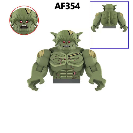 Movable Model Bricks Beast Lizard Rhino Assemble Colossus Assembly Action Figures Puzzle Toy Building Blocks Ornament Model Doll