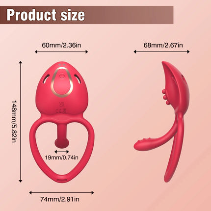 Wearable Panty Vibrator Vibrating Penis Ring Sex Toy APP Wireless Control G spot Clitoral Stimulator Adult Sex Toys for Women