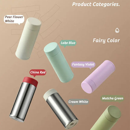 120/150/180ml mini 316 Stainless Steel Portable Thermos Cup Vacuum Thermal Insulation Pocket Cup Small Water Bottle for Espresso