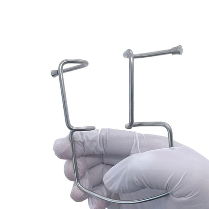 2pcs Dental Mouth Expand Lip Retractor Intraoral Cheek Stainless Steel Retractor Dentistry Material Tool