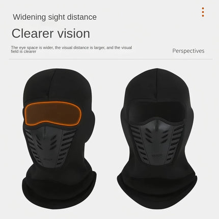 Winter Outdoor Cycling Full Face Mask Windproof Dustproof Keep Warm Face Cover Ski Head Cover Motorcycle Riding Balaclava Cap