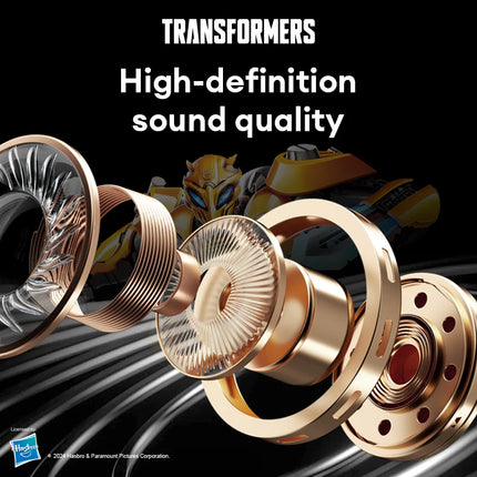 New Transformers TF-T51 AI TWS Bluetooth V5.4 Earphones Real-time Translation With AI Chat Headphones Meeting Recording Earbuds