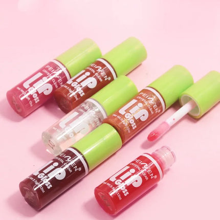 6PCS Moisturizing Lip Gloss Transparent Lip Oil Hydrating Lip Glaze Lip Plumper Hydrating Make Up Liquid Lipstick Lips Cosmetics