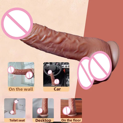 Realistic Vibration Squirting Dildos For Women Masturbation  Water Ejaculating Suction Cup Adult Anal Toy Sex Toy For Women 18+