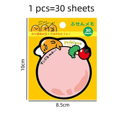 Kitty Keroppi Melody Kuromi Memo Pad Sanrio Pochacco Sticky Notes Stationery Label Notepad Planner Sticker Post School Supplies