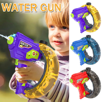 High Capacity Water Gun for Kids Adults,With LED,Summer Pool Toys,Lightweight,Long Range Water Fighting for Swimming Pool Beach