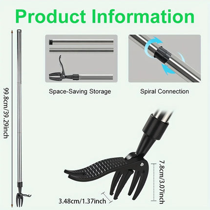 1pcs Manual Weeding Tool Vertical 4-pjaw Weeder Courtyard Garden Tool easy To Remove Weeds Without Bending Or Kneeling Down