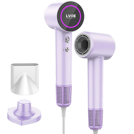 1600W High Speed Hair Dryer Smart Leafless Home Hairdryers Fast Drying High Power Low Noise Negative Ionic Hair Shop Blow Dryer