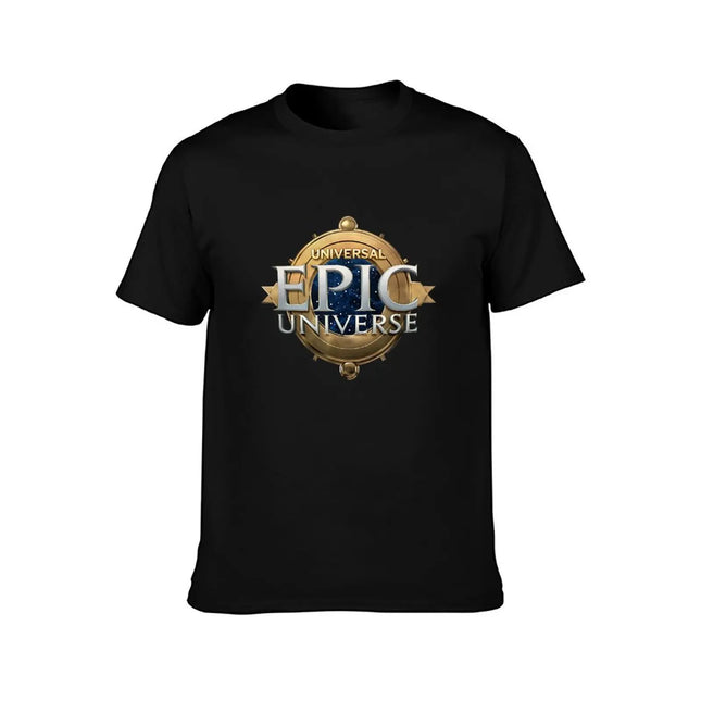 Universal Epic Universe Logo T-Shirt - UNIVERSAL DESTINATIONS & EXPERIENCES T-Shirt Blouse blacks t shirts for men pack