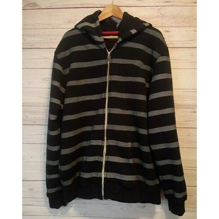 Classic Minimalist Stripe Y2K Hooded sweatshirt Grunge Goth Streetwear High street Clothes Classic Minimalist Chic Unique Top