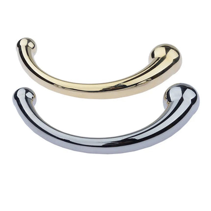 Double Ended Anal Hook Butt Plug Stainless Steel G Spot Wand Prostate Massage Stick Vagina Stimulator Sex Toys for Men Women 18+