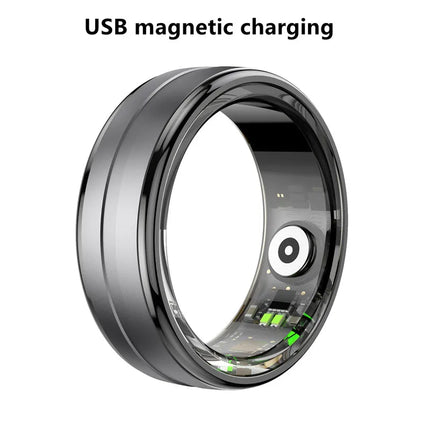 2024 R06 Smart Ring Health Monitor Men Women Smart Rings Heart Rate Blood Oxygen Sleep Waterproof Multifunctional Finger Ring