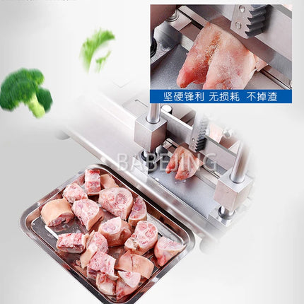 BABEJING Desktop Manual Meat Cutter for Frozen Meat & Small Bone Saw Household Kitchen Tool for Efficient Food Preparation