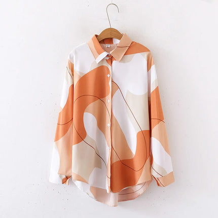 Blouse Fashion T Shirt Woman Casual Summer Tees Streetwear Print Tshirt Autumn Shirts for Women Clothes Vintage T-Shirts Y2k Top