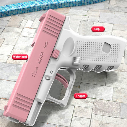 New Summer Water Gun Toys Bursts Pistol High-pressure Strong Charging Water Automatic Water Spray Children Toy Adult