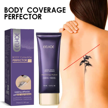 EELHOE Body Concealer Full Coverage Covering Tattoo Sweatproof Waterproof Body Foundation Body Coverage Perfector Makeup