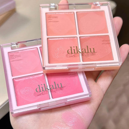 DIKALUA Korean low-saturation Blush paste, pink, tender, swelling and contracting color, pure and elegant blush palette