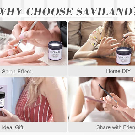 Saviland 100g Builder Nail Gel White Nude Pink Nail Extension Gel Multifunctional Nails Art Gel Polish Soak Off UV for Salon DIY