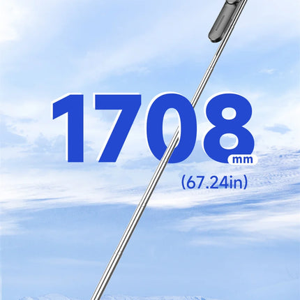FANGTUOSI New 1.7M Wireless Selfie Stick Tripod Foldable Stand For Gopro Action Cameras Smartphones Balance Steady Shooting Live