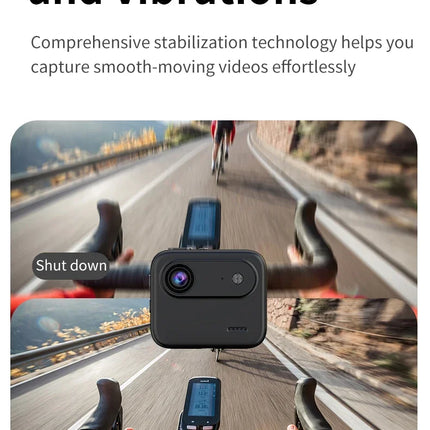 Y360 4K Ultra HD Action Camera With Flip Screen Recording VLOG-Ready Image Stabilization Wide-Angle Lens Cycling Camera