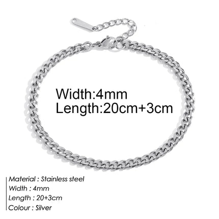 Stainless Steel Delicate Anklet for Women Gold Color Chain Anklet Bracelets on The Leg Do Not Fade Anklet Jewelry Women 2025 new