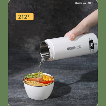 4 Temperature Electric Heating Kettle Leakproof Portable Fast Water Boiling Thermos Bottle Portable 220V 110V Hot Water Cup