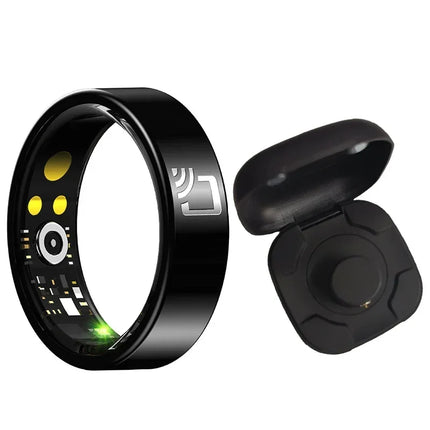 NFC Smart Ring Men Women Heart Rate Health Monitor Sleep Monitors Smartring IP68 Waterproof Multi-sport Mode 7MM Ultra Thin Ring