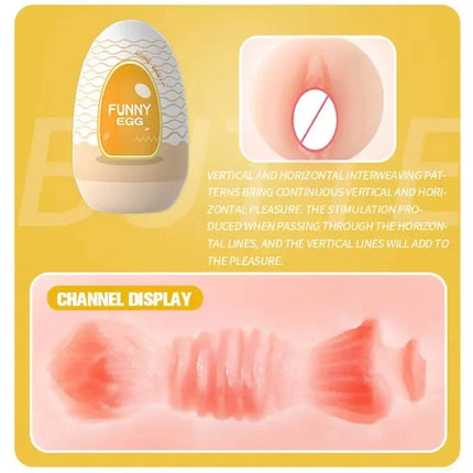 Portable Soft Silicone Personal Massager Egg-Shaped Ergonomic Design Pocket-Sized Male Massage Tool for Comfortable Relaxation