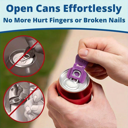 6/12 Colored Drink Can Pull Tab Dust-Proof Opener Protective Cap Bottle Opener Convenient Can Opening Tool Opener