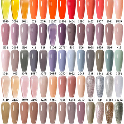 NAILCO Winter Series Color Gel Nail Polish 15ML Semi Permanent Soak Off Gel Varnishes Super Texture Gorgeous Nail Manicure Art