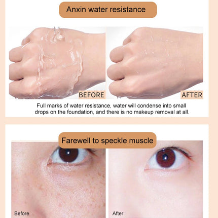 1pcs 3-Color Concealer Waterproof Full Coverage Concealer Professionally Cover Dark Circles Around Eyes and Face for All Skin