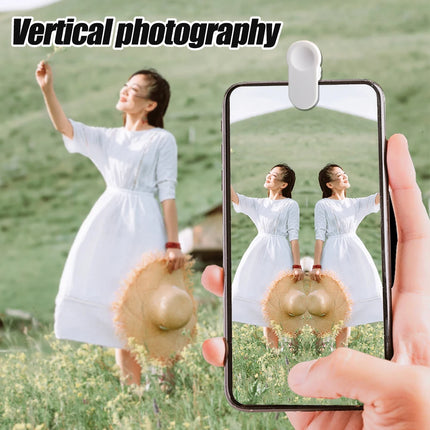 Adjustable Smartphone Camera Mirror Reflection Clip HD Glass Reflection Mirror for Outdoor Travel Phones Photography Shooting