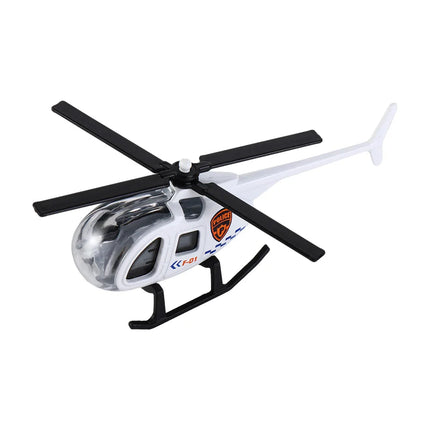 1Pcs New Children Helicopter Toy Alloy Airplane Model Simulation Metal Flying Model Toy Sound and Light Kids Gift