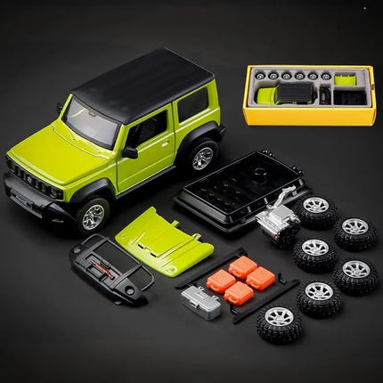 CCA 1:32 Suzuki Jimny Assembly Edition alloy diecast model off road vehicle toy kids gift collection car ornament trendy display