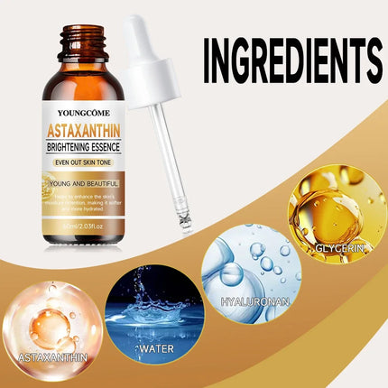 YOUNGCOME Astaxanthin Firming and Moisturizing Anti-aging Essence Smoothes Wrinklesmoisturizes Brightens Tightens The Skin Care