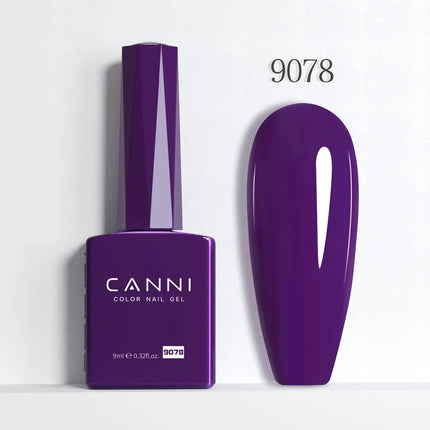 9ml CANNI Gel Nail Polish HEMA FREE TPO FREE Round Brush Gorgeous Color Soak Off UV LED Semi Permanent Gel Varnish Winter Nails