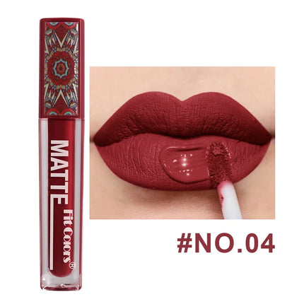 1Pc Velvet Matte Lipstick Lip Gloss Non Stick Cup Stain Makeup Beauty For women Waterproof Long lasting Cosmetics