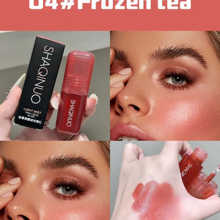 Light Blush Liquid SHAQINUO Moisturizing Mirror Vitality Moisturizing Whitening Brightening Natural Rouge