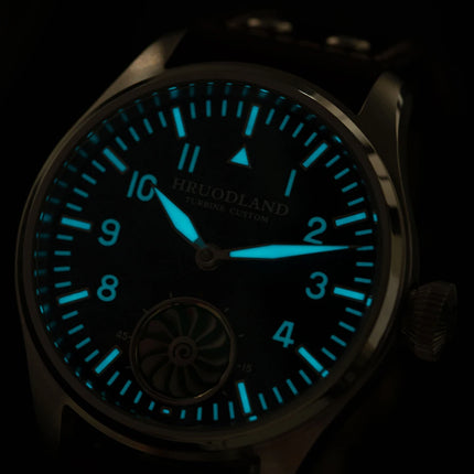 Hruodland 2026 New F016 Mechanical Men Watch Sapphire 10Bar Diving Frosted Dial BGW-9 Luminous Reloj Hombre Watches for Man Gift