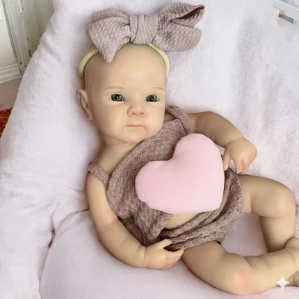 13Inch Waterproof Bettie Reborn Silicone Girl Doll With 2 Sets Outfits Handmade Paint Skin Soft Touch Silicone Girl Doll