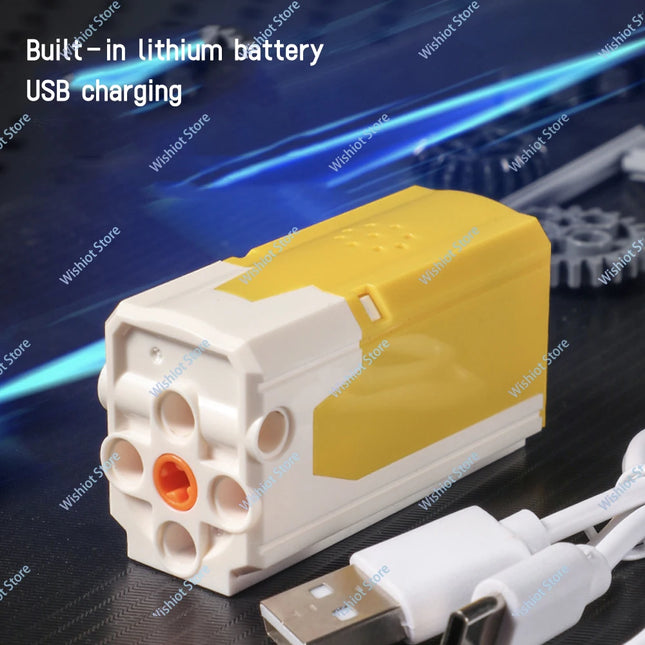 MOC Rechargeable Wireless M/L Motor Multifunction Power Functions Electric APP Remote Control for 9686 Science Education Puzzle