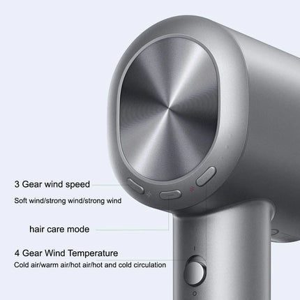 MIJIA High Speed Hair Dryer H701 Water Ion 65m/s Wind Speed 220V Professional Hair Care Quick Drye Negative lon HairDryer