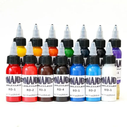 2025Tattoo Set 14Pcs Tattoo Ink 1oz 30ml/Bottle for 3D Makeup Beauty Skin Body Art Tattoo Inks Pigment Kit Professionals Beginne