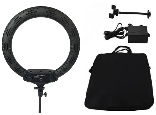 3200-5600K LED Ring Light 416pcs Led Bead 65W 18 inch Photography Lighting LED Ring Lamp for live broadcast Makeup Video