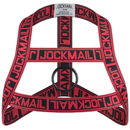 Jockmail Adults Erotic Lingerie Leather Sex Underwear Elastic Suit Sissy Bra Bondage Harness Tank Top Men for Sexy Gay Boys