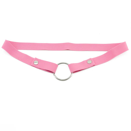 2 Way Male Chastity Cage Anti-off Device Belt Elastic Band Auxiliary Belt ONLY Adjustable Ring Rope Les Scrotum Rings